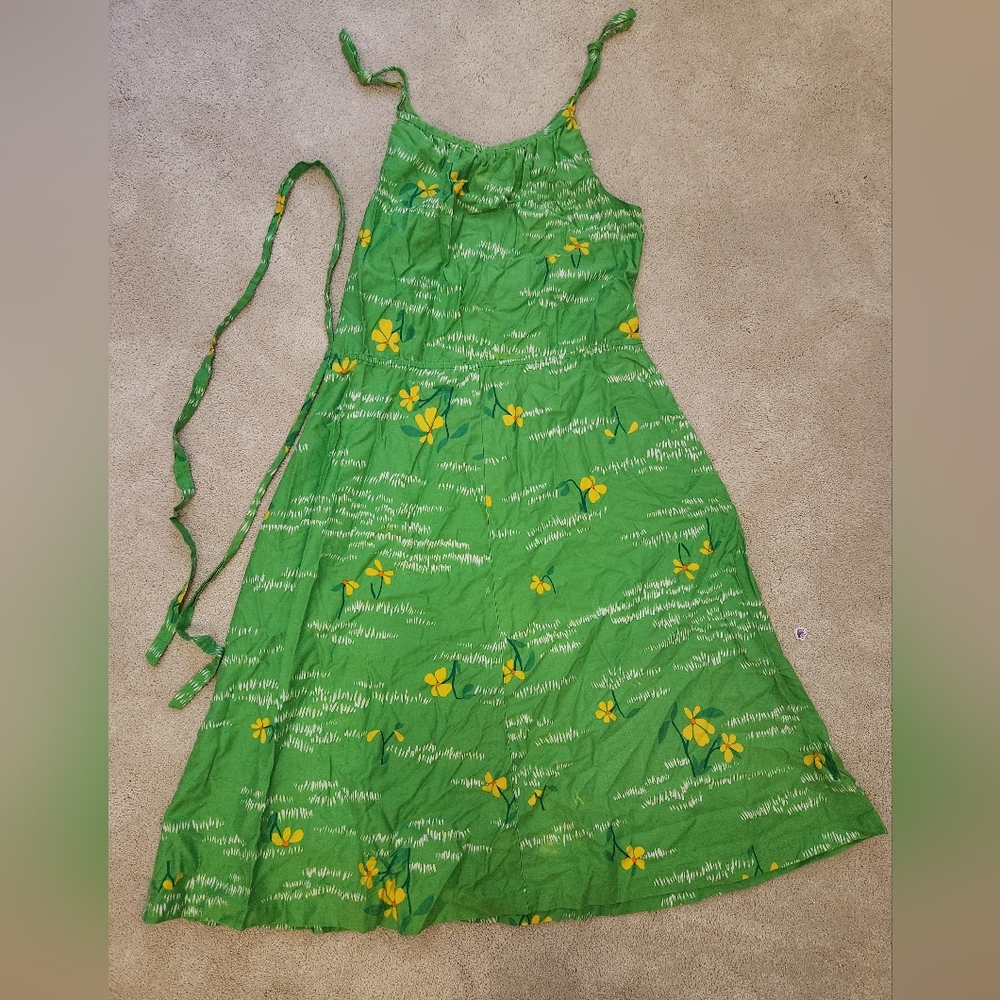 Maila of Honolulu tropical Hawaiian vintage dress 1960s /1970s.
